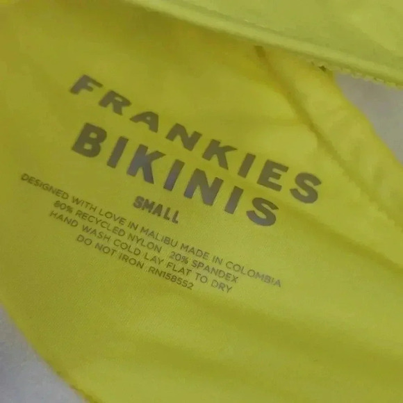 NWT FRANKIES BIKINIS Birdie Top - Picture 8 of 9